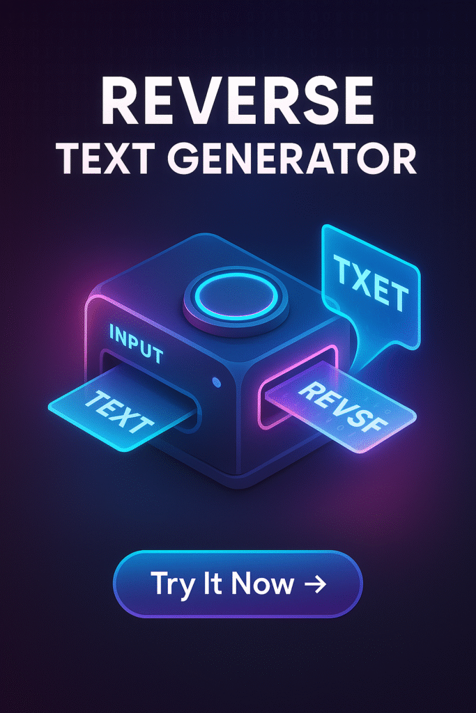 Reverse Text Generator