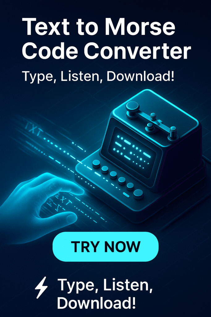 Advanced Morse Code Translator