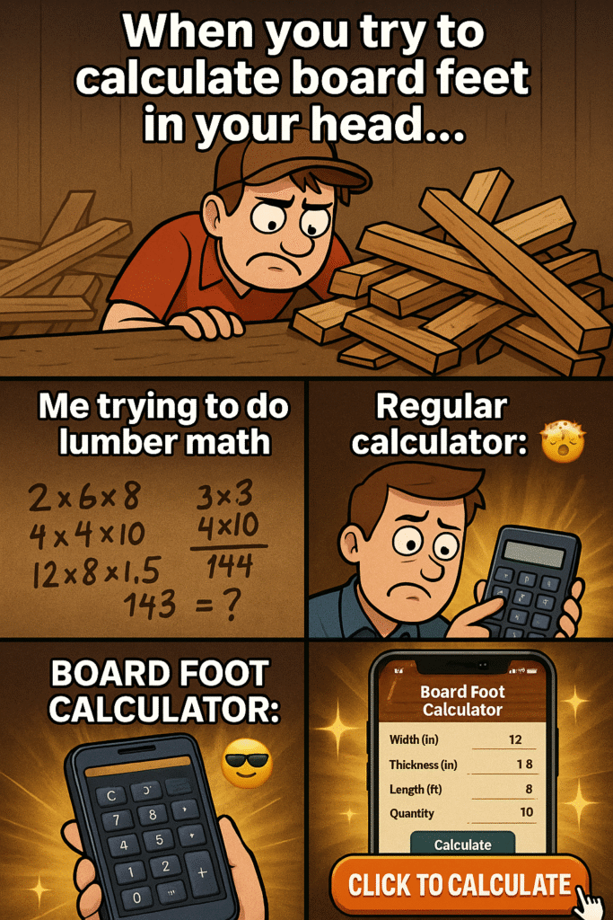 Advanced Board Foot Calculator