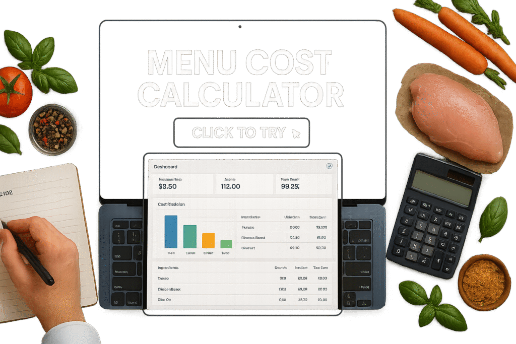 Menu Cost Calculator 2025