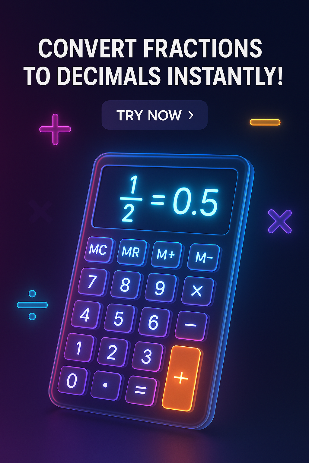 Fraction to Decimal Converter