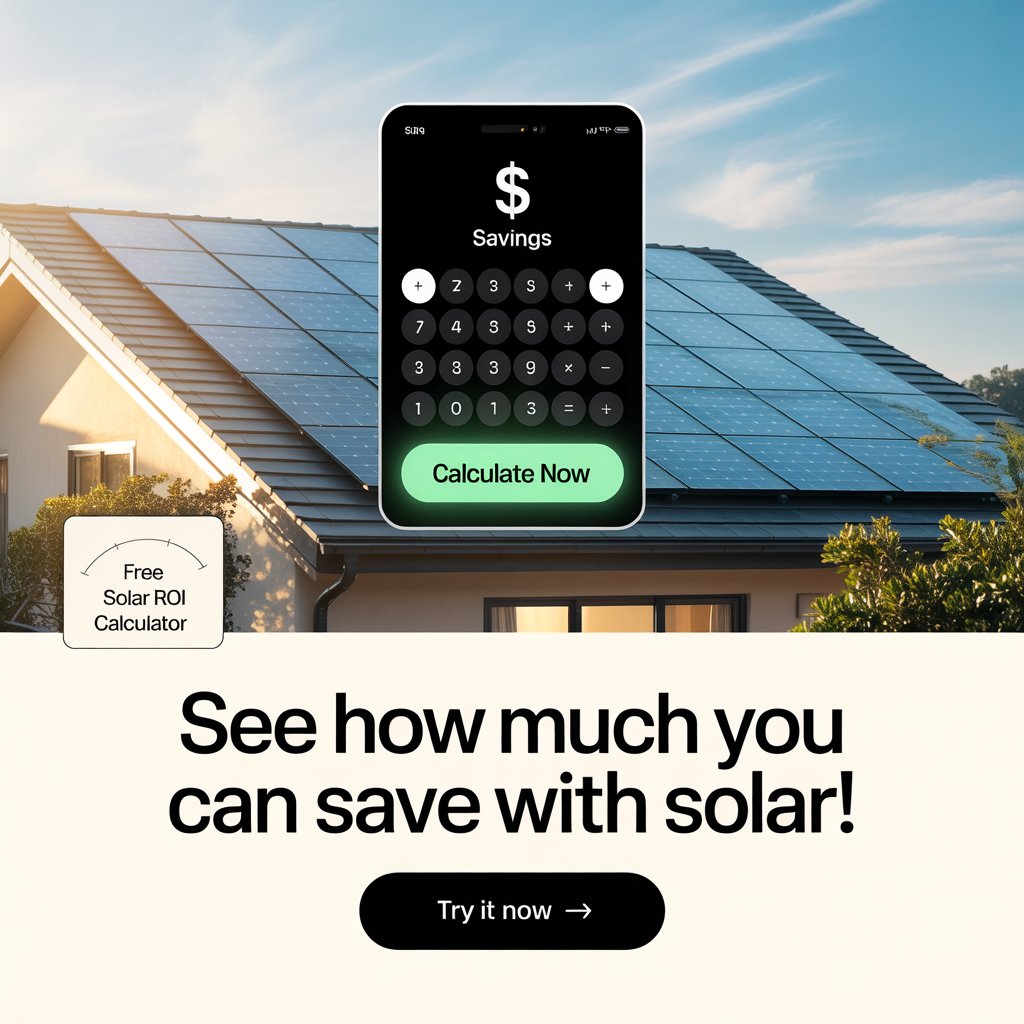 Solar Panel ROI Calculator 1 set