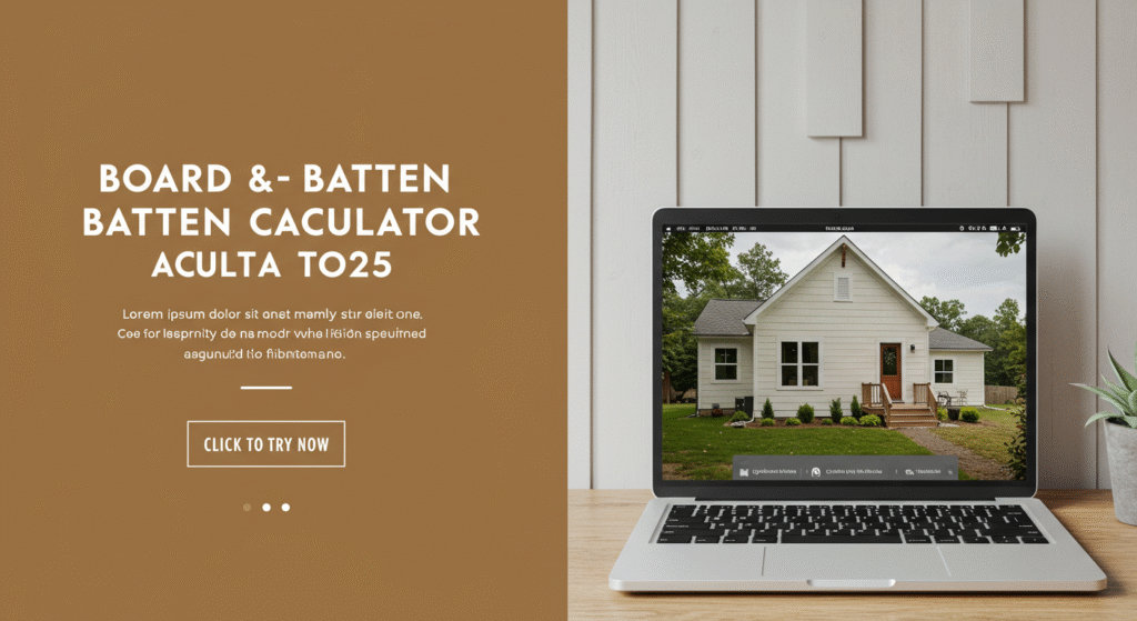 Board and Batten Calculator 2025
