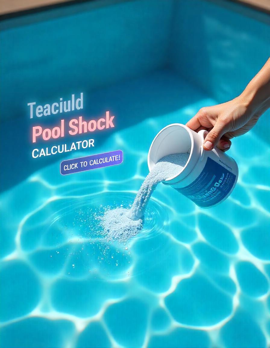Pool Shock Calculator 2025 – Accurate Chlorine Dosage for Crystal Clear Pools