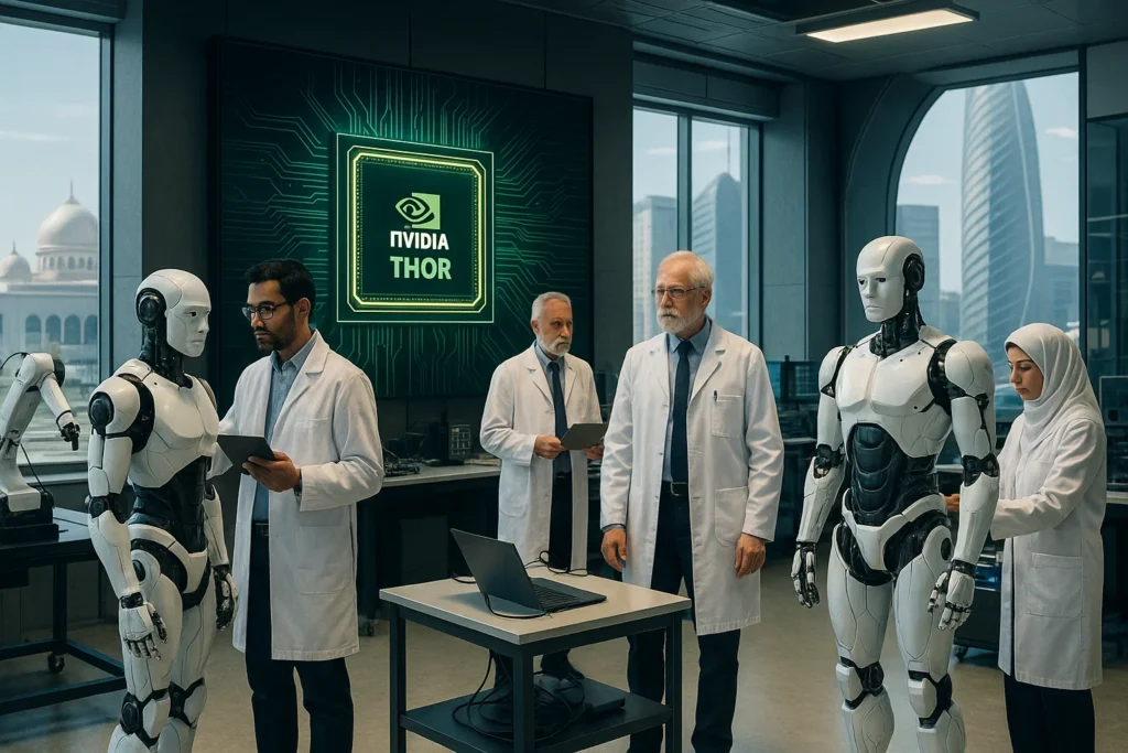 Nvidia & Abu Dhabi Lab Drive Robotics with Thor Chip 2025